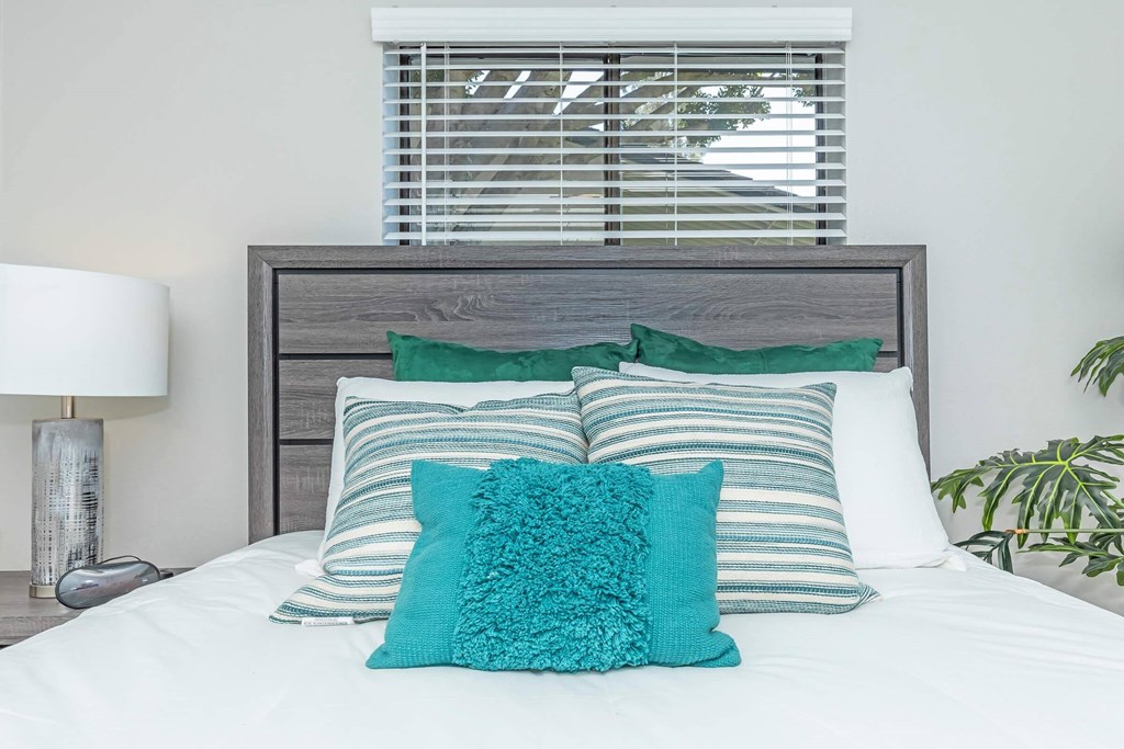 Bedroom With Pillow at Solara, Phoenix, 85033