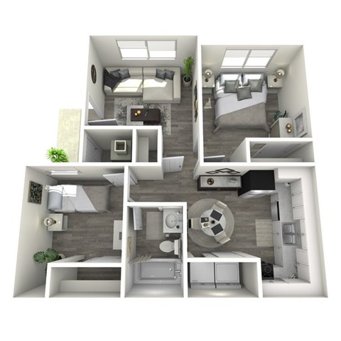 Coastline Floor Plan at Solara, Phoenix Arizona