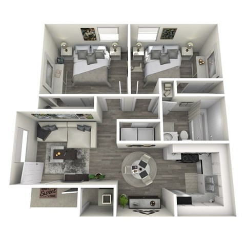 Sunrise Floor Plan at Solara, Phoenix, 85033