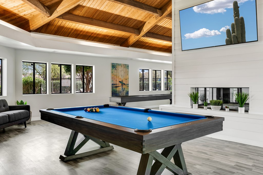 Billiards Table at Solara, Phoenix, AZ   
