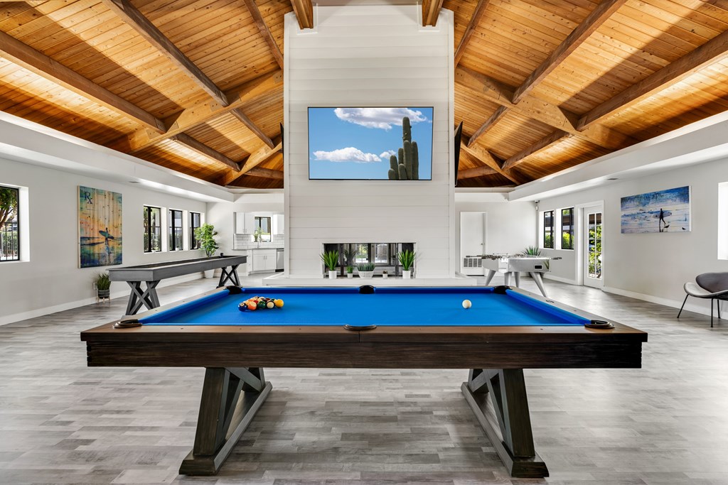 Billiards Table at Solara, Phoenix Arizona