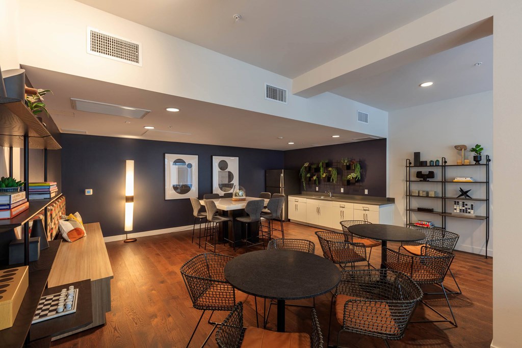 Clubhouse at Sora Apartments, Inglewood, California, 90302