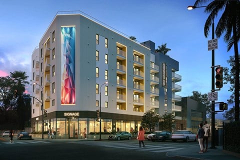 Building Exterior View at The Read, Los Angeles, CA 90016