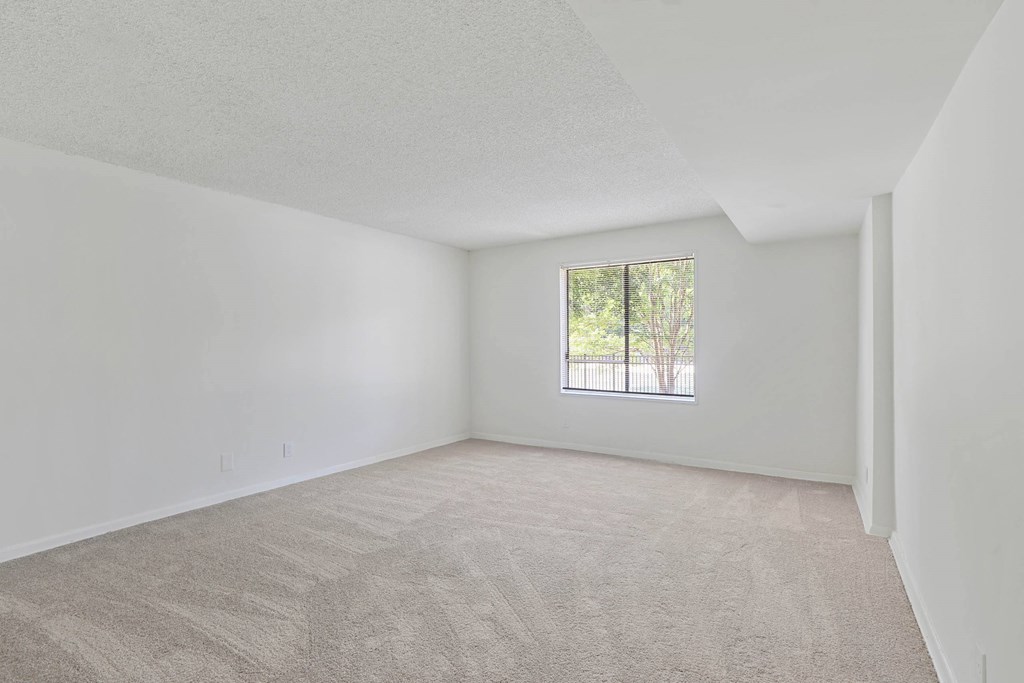 Spacious unfurnished living room with window at Vistas of Annandale, Annandale, Virginia