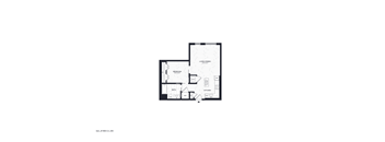 A black and white image of a floor plan for a residential building.