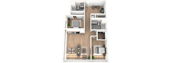 J2 floorplan at 701 Hudson, California