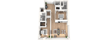 L1 floorplan at 701 Hudson, Los Angeles, California, 90005