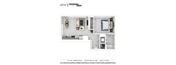 A4 Floorplan at Lofts at Centennial Yards, Georgia