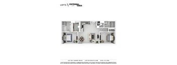 B1 Floorplan at Lofts at Centennial Yards, Atlanta