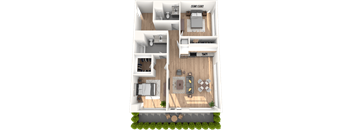 M1 floorplan at 701 Hudson, Los Angeles, CA, 90005