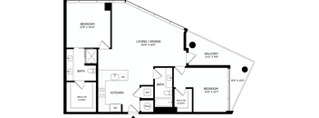 B3 Floor Plan at The Mitchell , Georgia