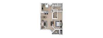 Arbor floorplan at Park Place at Van Dorn Apartments, Alexandria, VA