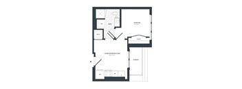1A Floor Plan at The Vale at the Parks, Washington  
