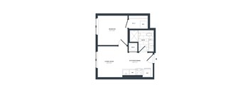 1B Floor Plan at The Vale at the Parks, District of Columbia  