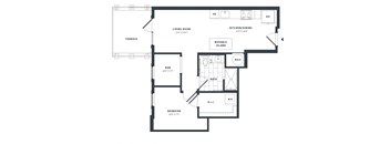 1D-A-ANSI Floor Plan at The Vale at the Parks, Washington, DC  