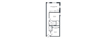 1D-C Floor Plan at The Vale at the Parks, Washington District of Columbia  