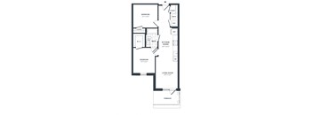 1D-D Floor Plan at The Vale at the Parks, Washington  