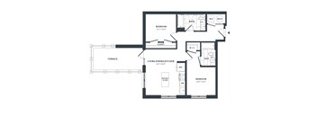 1D-G-ANSI Floor Plan at The Vale at the Parks, District of Columbia  