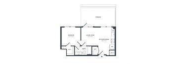 1J Floor Plan at The Vale at the Parks, Washington  