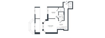 1L Floor Plan at The Vale at the Parks, District of Columbia, 20012