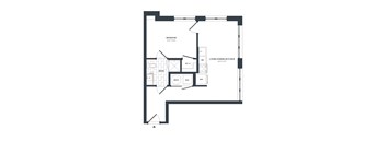 1M Floor Plan at The Vale at the Parks, Washington, DC 20012  