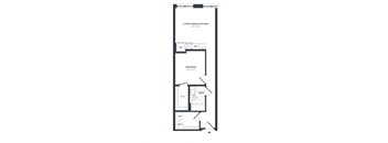 1N Floor Plan at The Vale at the Parks, Washington, DC  