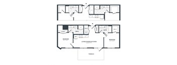 2K Floor Plan at The Vale at the Parks, Washington  