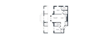 2M Floor Plan at The Vale at the Parks, District of Columbia, 20012