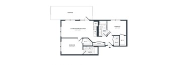 2S Floor Plan at The Vale at the Parks, Washington, 20012  