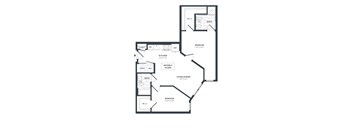 2T Floor Plan at The Vale at the Parks, Washington District of Columbia  