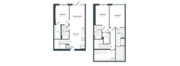 3C Floor Plan at The Vale at the Parks, Washington, DC  
