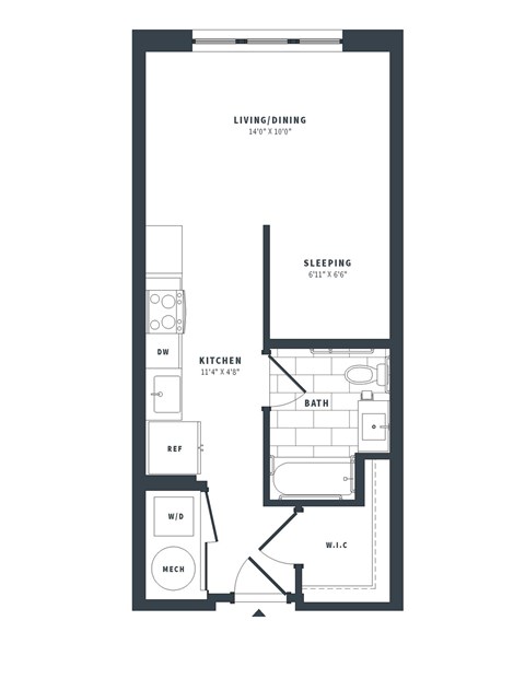 S3-ANSI Floor Plan at The Vale at the Parks, Washington District of Columbia  