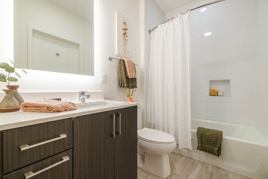 Bathroom With Bathtub at The Vale at the Parks, District of Columbia  