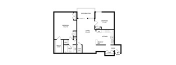 B7 floorplan at Vistas of Annandale, Virginia