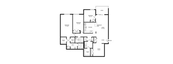C6 floorplan at Vistas of Annandale, Annandale, Virginia, 22003