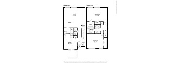 Townhome BTH floorplan at Vistas of Annandale, Annandale, Virginia, 22003