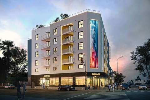 Exterior View at The Read, Los Angeles, CA