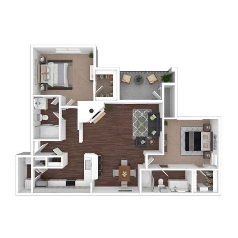 Bradford Floor Plan Bradford Floor Plan at Onyx183, Texas, 78729
