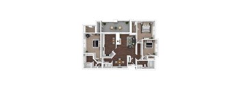 CHARLESTON Floor Plan at Onyx183, Austin Texas  