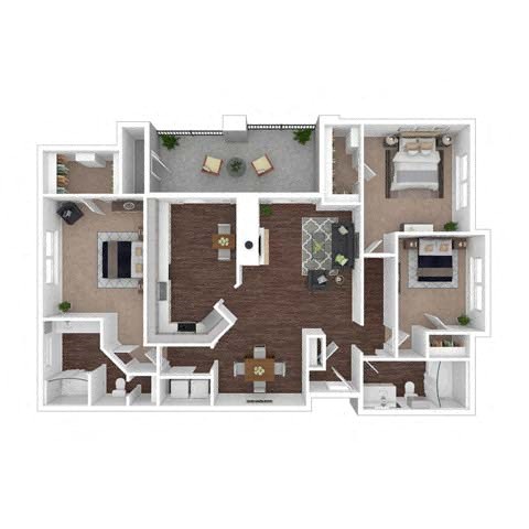 CHARLESTON Floor Plan CHARLESTON Floor Plan at Onyx183, Austin Texas