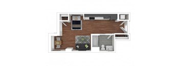 SD Floor Plan at Eleven Fifty Clay Street, California  