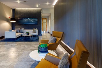 Lobby Area Lobby Sitting Area at 28 Austin, Newton, MA, 02460 - Photo Gallery 3