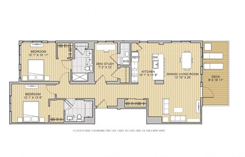 2 Bed 2 Bath 28b1365 1,365 Sq.Ft. Floor Plan at 28 Austin St, Newton, MA, 02460