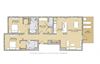 2 Bed 2 Bath 28b1365 Floor Plan 2 Bed 2 Bath 28b1365 Floor Plan at 28 Austin St, Newton, MA, 02460