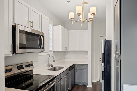 Renovated Kitchen at Cambridge Apartments, Raleigh, NC 27615