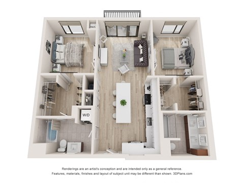 a 1 bedroom floor plan  woodland commons apartments