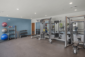 24-Hour Fitness Center, Cambridge Apartments, NC
