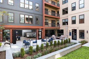 Elevated Courtyard with Grilling Stations in Providence, Ri
