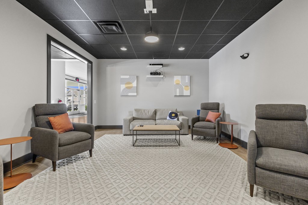 Movie Room at The Reserve at River's Edge