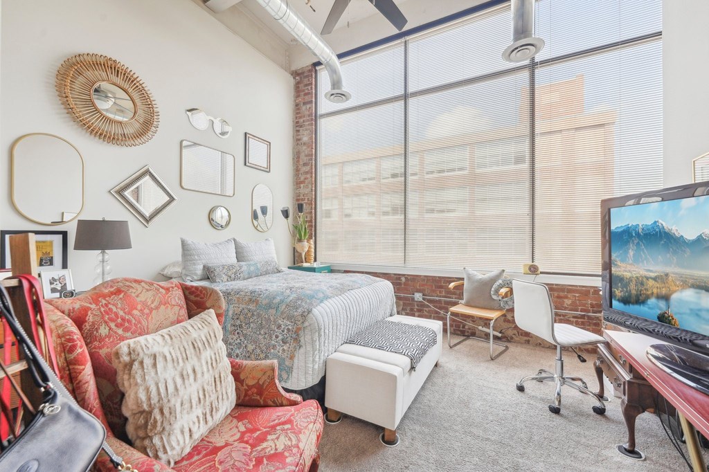 Primary Bedroom at Lofts at Narrow